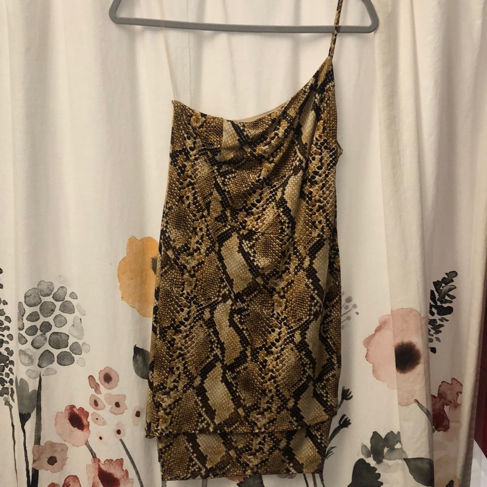 Snakeskin dress